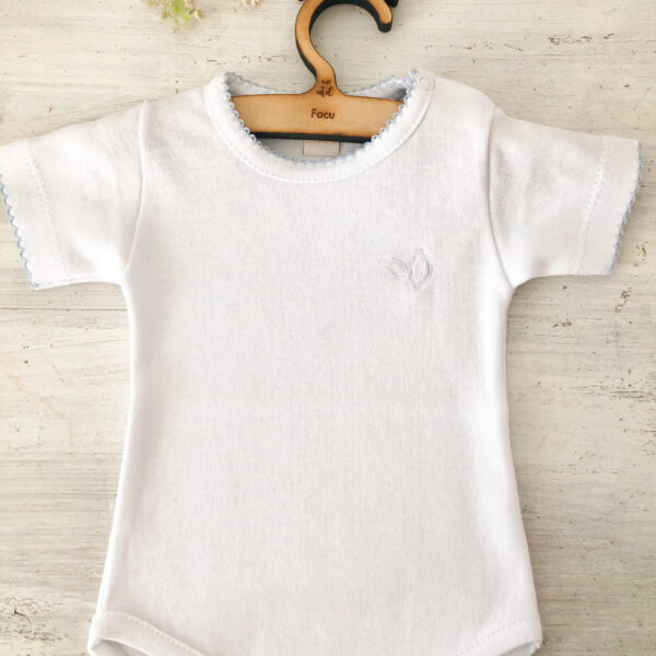 Body de algodón con picot